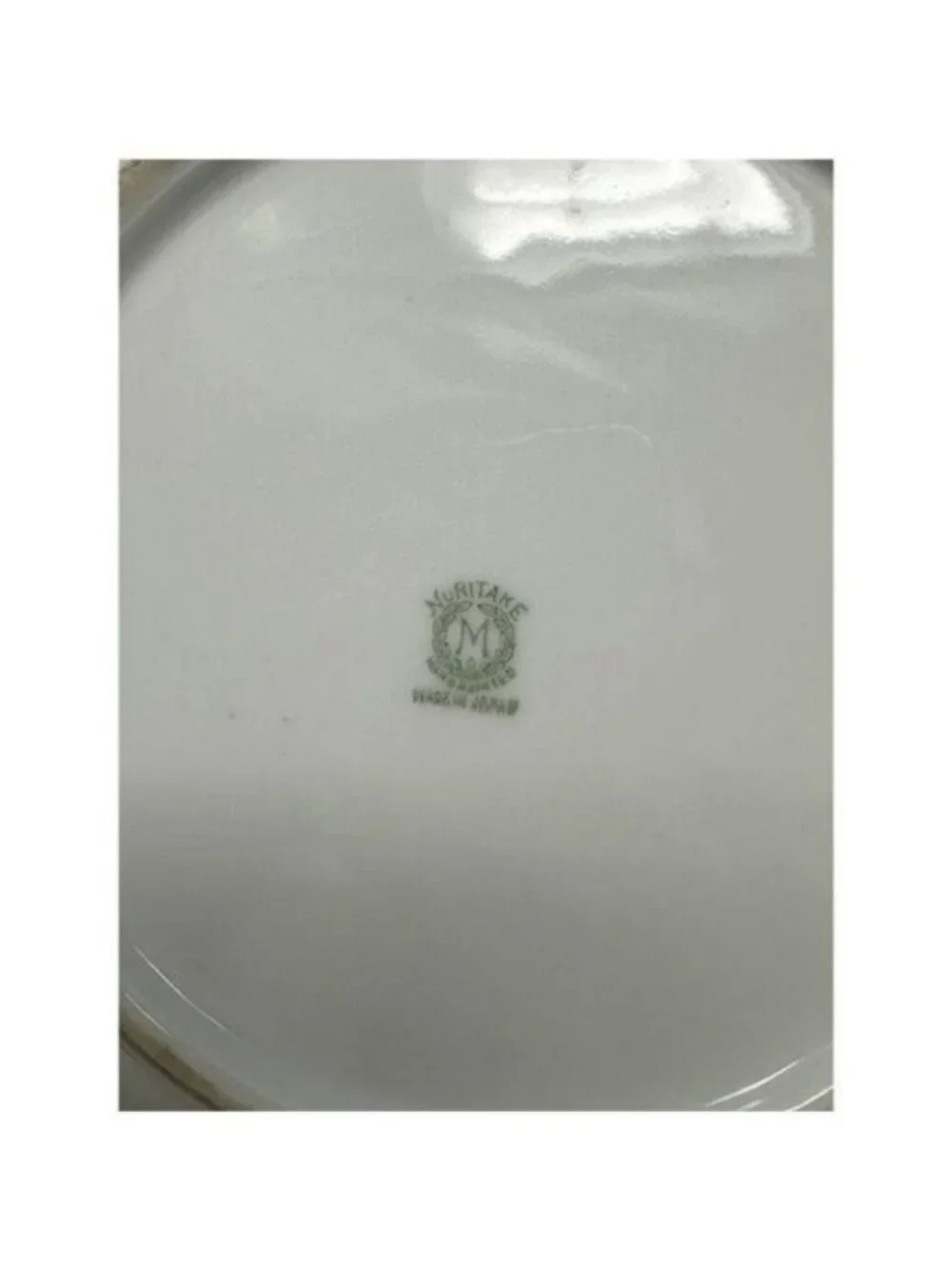 NORITAKE MORIMURA TWO HANDLED SERVING BOWL Floral Art Deco Blue Luster Ware